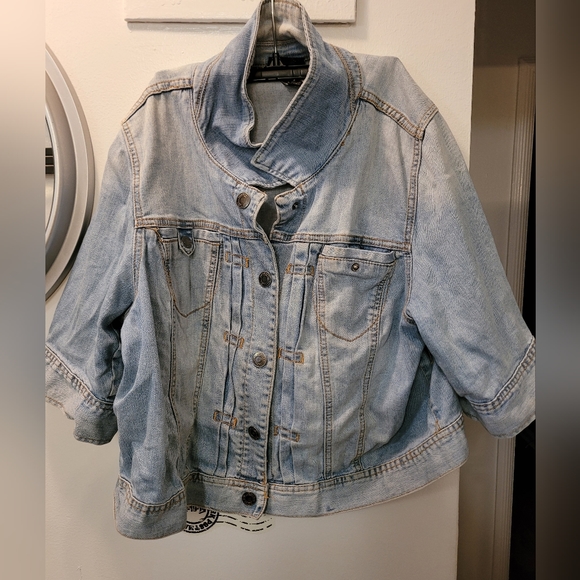 Lane Bryant Jackets & Blazers - Waste lenght blue Jean jacket